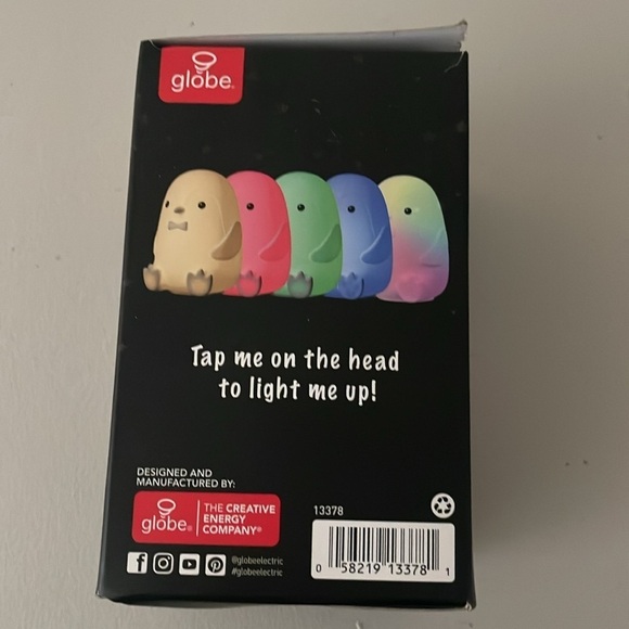 (NEW) Globe Limited Edition “Peppy” The Color Changing Lamp Rechargeable - Picture 4 of 6
